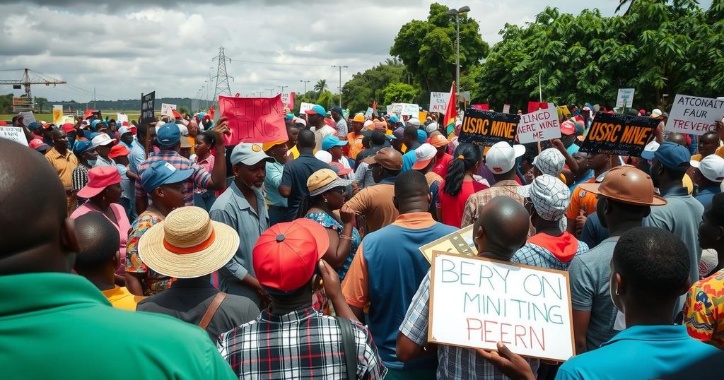 Large Demonstration in DR Congo Against Illegal Mining Activities