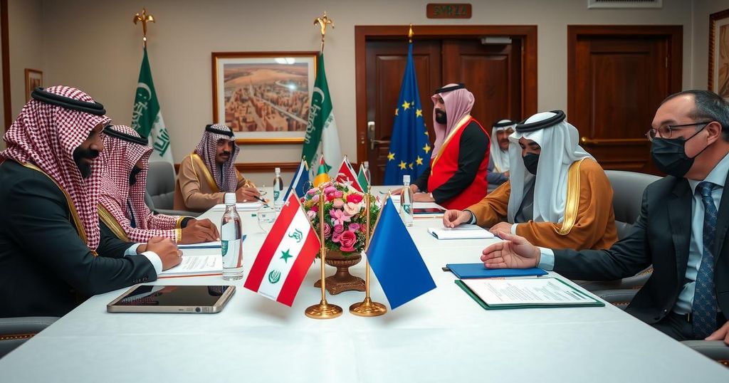 Arab and EU Diplomats Convene in Riyadh for Talks on Syria’s Support