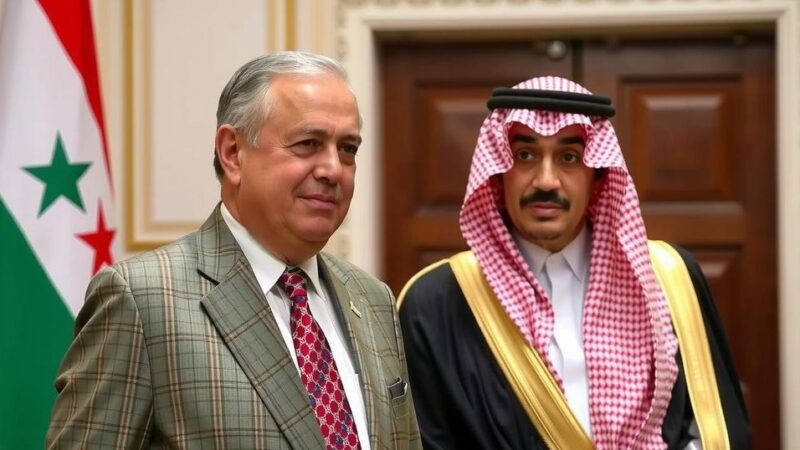 Syria’s Foreign Minister Visits Saudi Arabia, Signaling New Relations