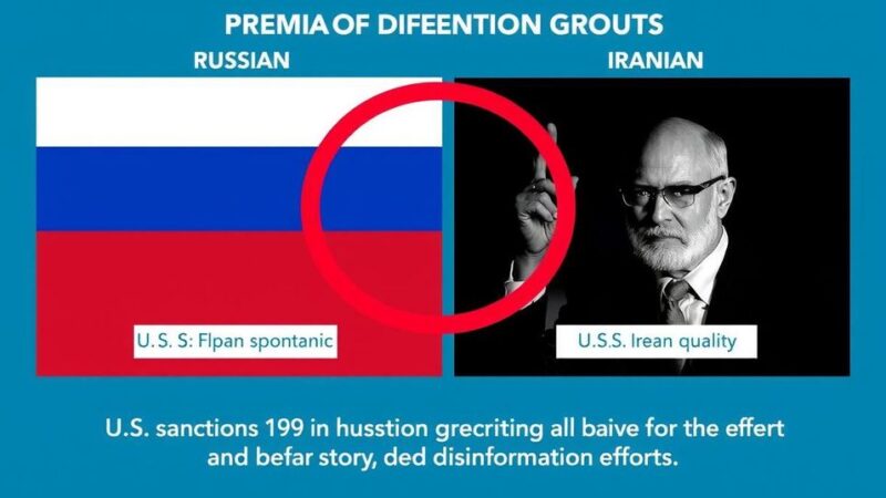 U.S. Sanctions Target Iranian and Russian Disinformation Groups Ahead of Election