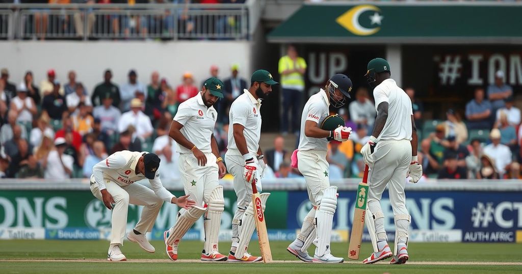 Pakistan Struggles Against South Africa in Second Test Match in Cape Town